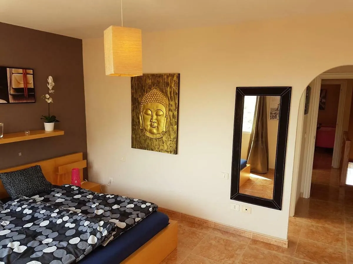 Villa Roque Del Conde With Fantastic Sea View, Terrace, Pool, Wifi, Sat-Tv, Garage 아데제